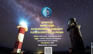 Fuencaliente de La Palma acoger del 27 de junio al 2 de julio el XXII Curso de Monitores Starlight