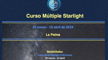CURSO MÚLTIPLE STARLIGHT LA PALMA 2019