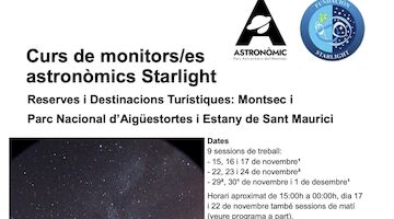 Curso de Monitores Starlight- Montsec /Aigüestortes
