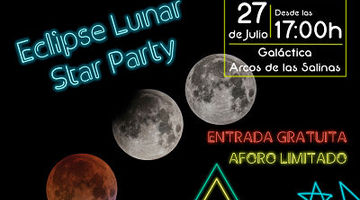 El eclipse lunar del 27 de julio será protagonista de la Star Party que se celebrará en la Reserva Starlight y Destino Turístico Starlight Territorio Gúdar-Javalambre