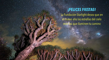 La Fundación Starlight les desea muy Felices Fiestas