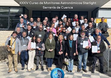 Finaliza con éxito el Curso de Monitores Astronómicos Starlight en la Serranía de Cuenca