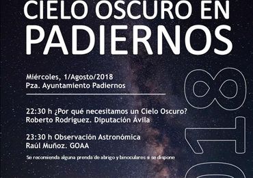 Charla y taller de observación en Gredos el próximo 1 de agosto
