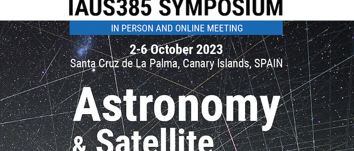 IAU symposium 385 sobre Astronomía y constelaciones de satélites: caminos a seguir