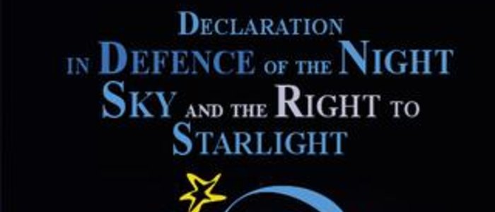X ANIVERSARIO DE LA DECLARACIÓN STARLIGHT- PRESERVING THE SKIES