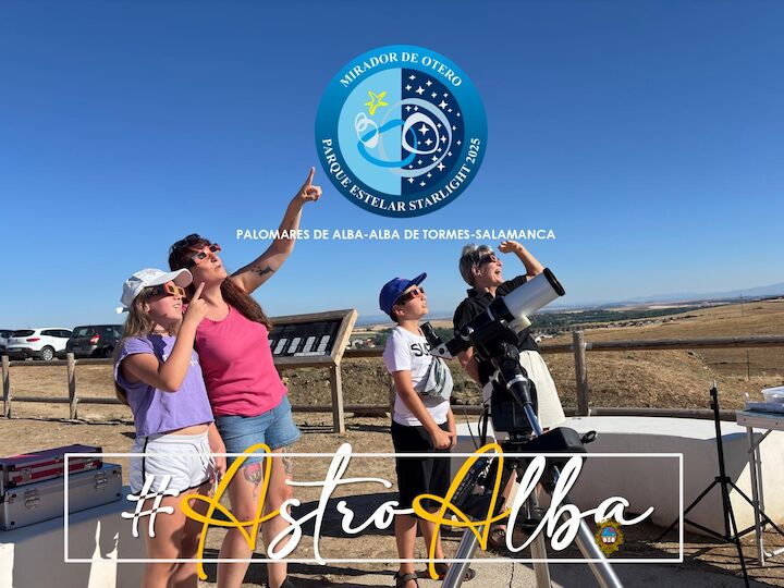 El Mirador del Otero, en Alba de Tormes, se convierte en Parque Estelar Starlight