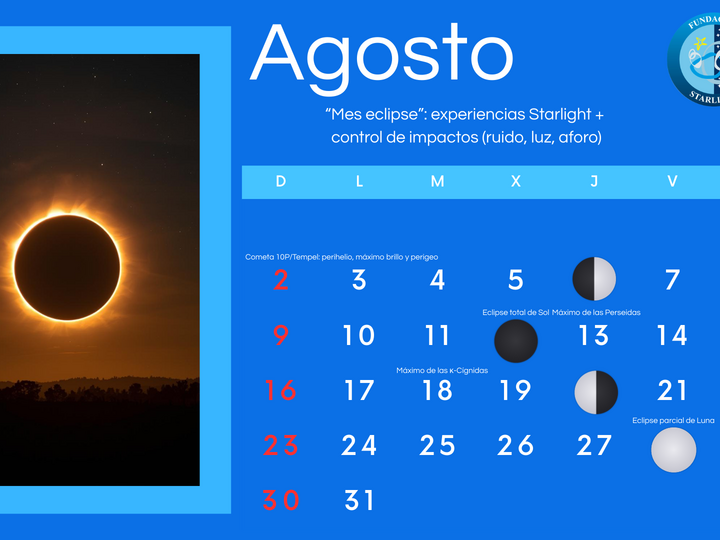 Agosto 2026 el gran mes del eclipse y de las noches ms esperadas del ao