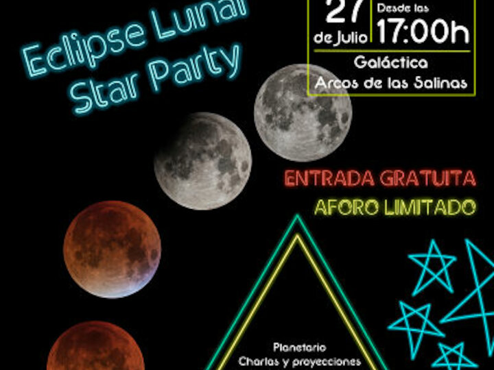 El eclipse lunar del 27 de julio será protagonista de la Star Party que se celebrará en la Reserva Starlight y Destino Turístico Starlight Territorio Gúdar-Javalambre