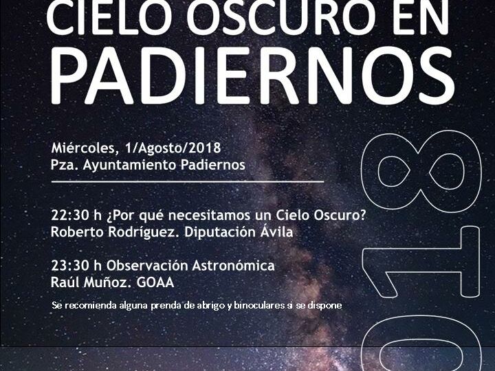 Charla y taller de observación en Gredos el próximo 1 de agosto
