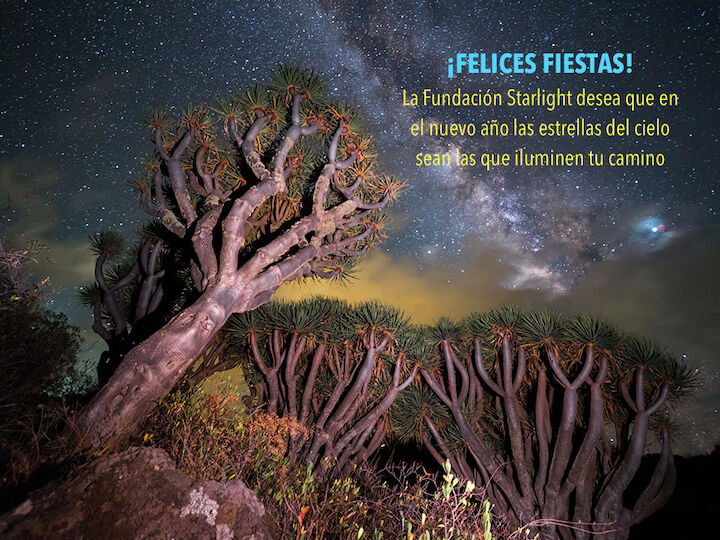 La Fundación Starlight les desea muy Felices Fiestas