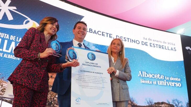 Albacete declarada en Fitur primera provincia Destino Turstico Starlight del mundo