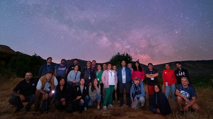 Nuevos profesionales de turismo astronmico tras el curso de Monitor Starlight en el Parque Nacional de Cabaeros