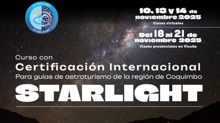 Curso con Certificacin Internacional Para guas de astroturismo de la regin de Coquimbo