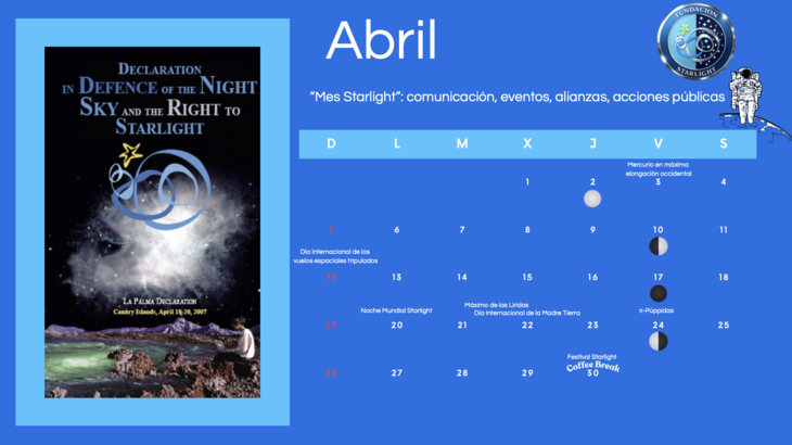 Abril 2026 el mes Starlight activa la conciencia global sobre el cielo nocturno