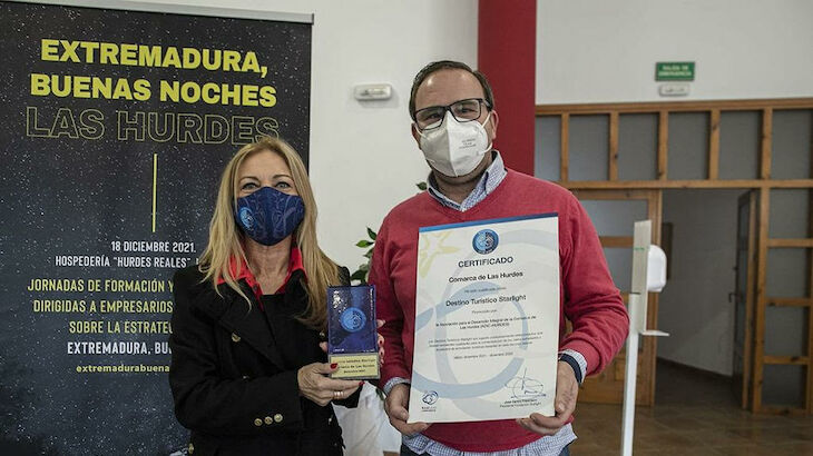 Las Hurdes en Extremadura recibe el certificado como Destino Turstico Starlight